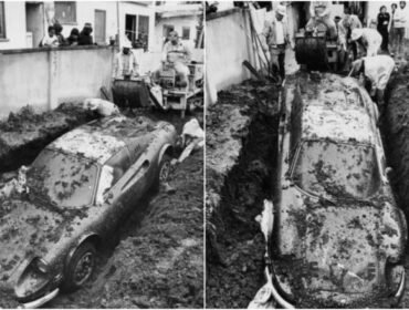Ferrari “i varrosur”: Si një makinë e vjedhur u gjet në një oborr të Los Anxhelosit