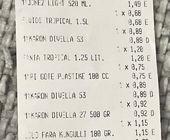 Qytetaret e klines ankohen per qmimet ne marketet e kosoves